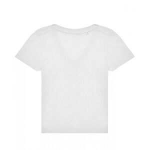 B&C Womens/Ladies #E150 V Neck / White